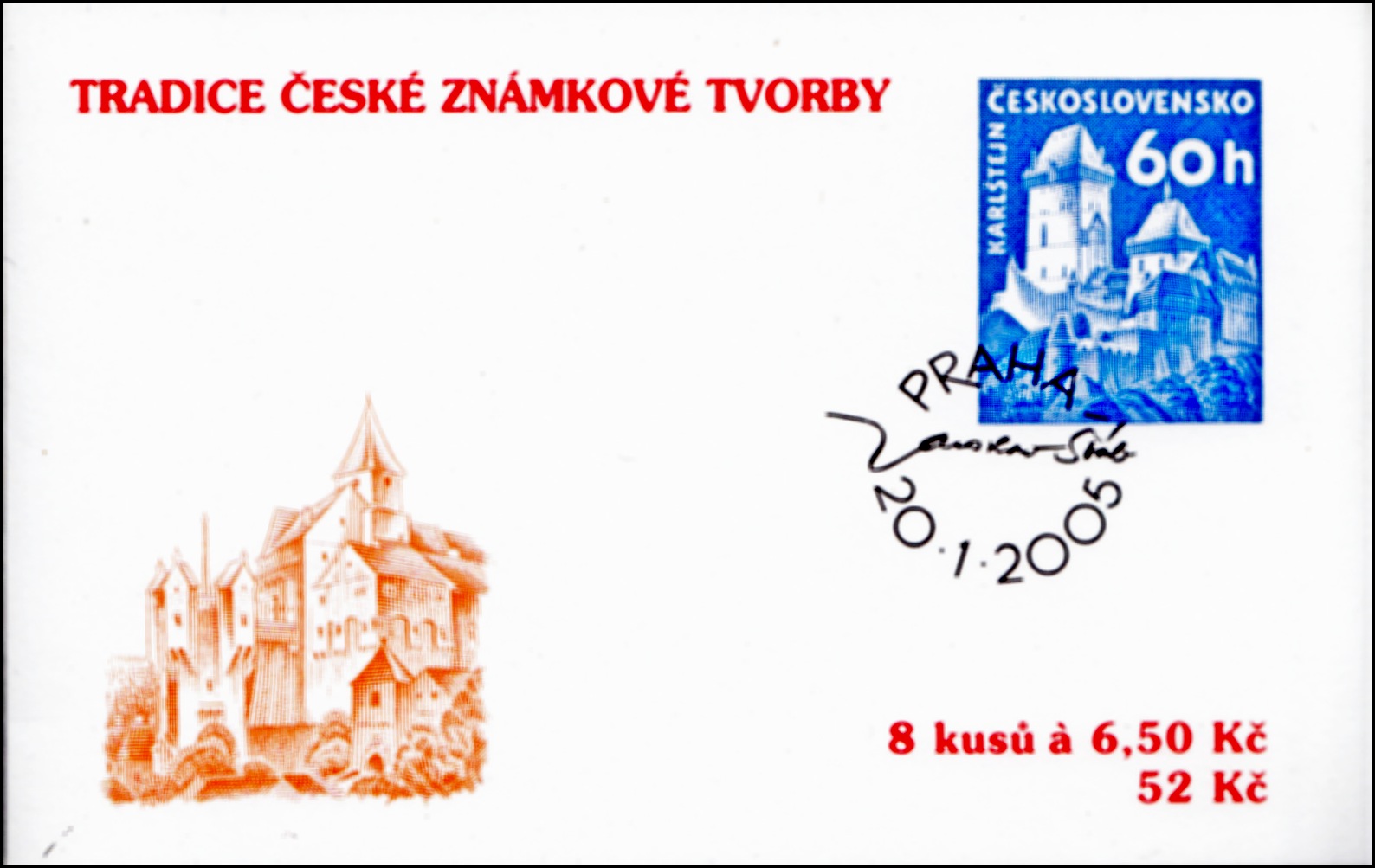 Tradice české známkové tvorby 2005 - J. Šváb (známkový sešítek)