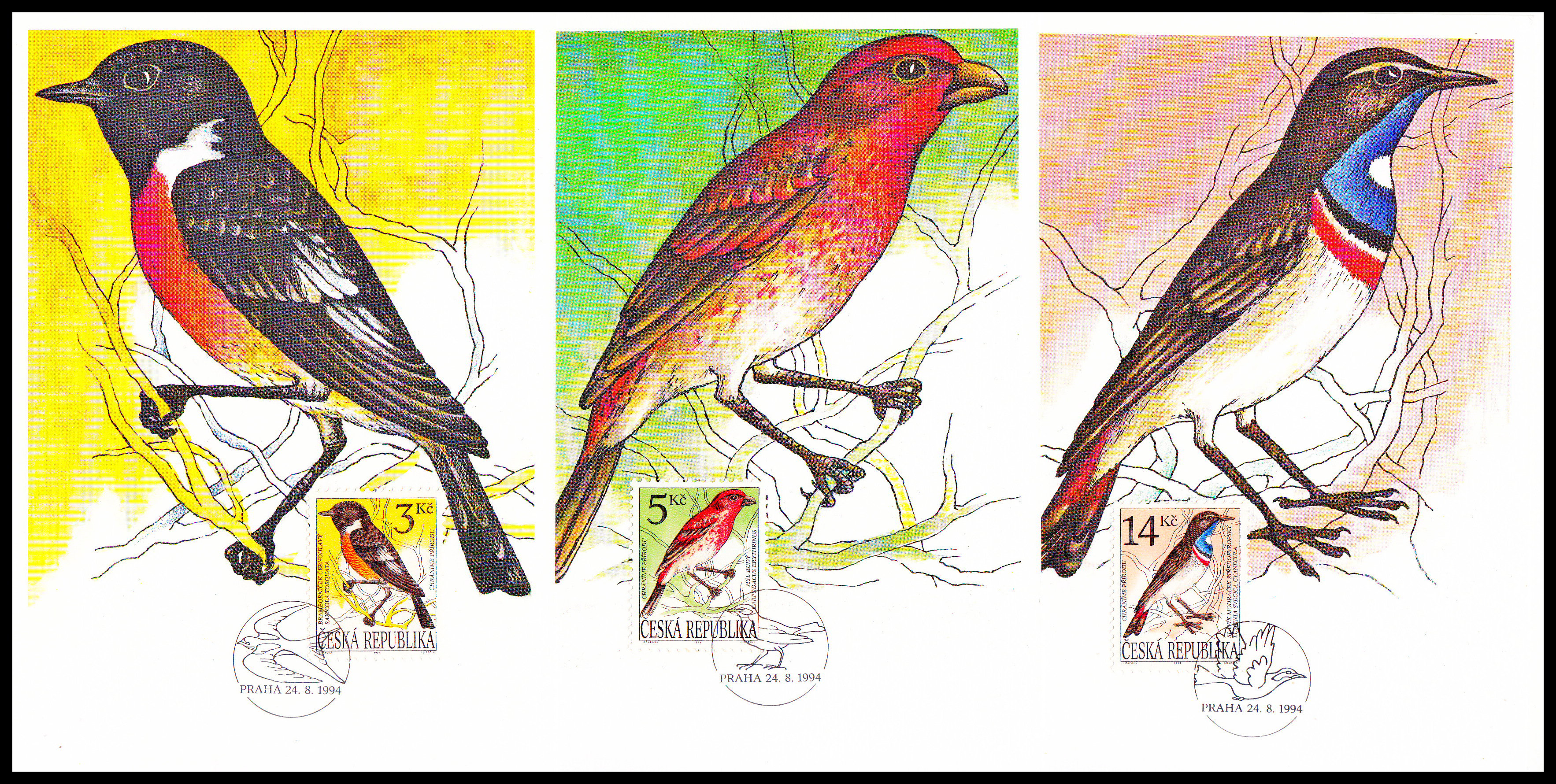 Cartes maximum (Z) - Ochrana přírody - Zpěvné ptactvo (CM 4-6)