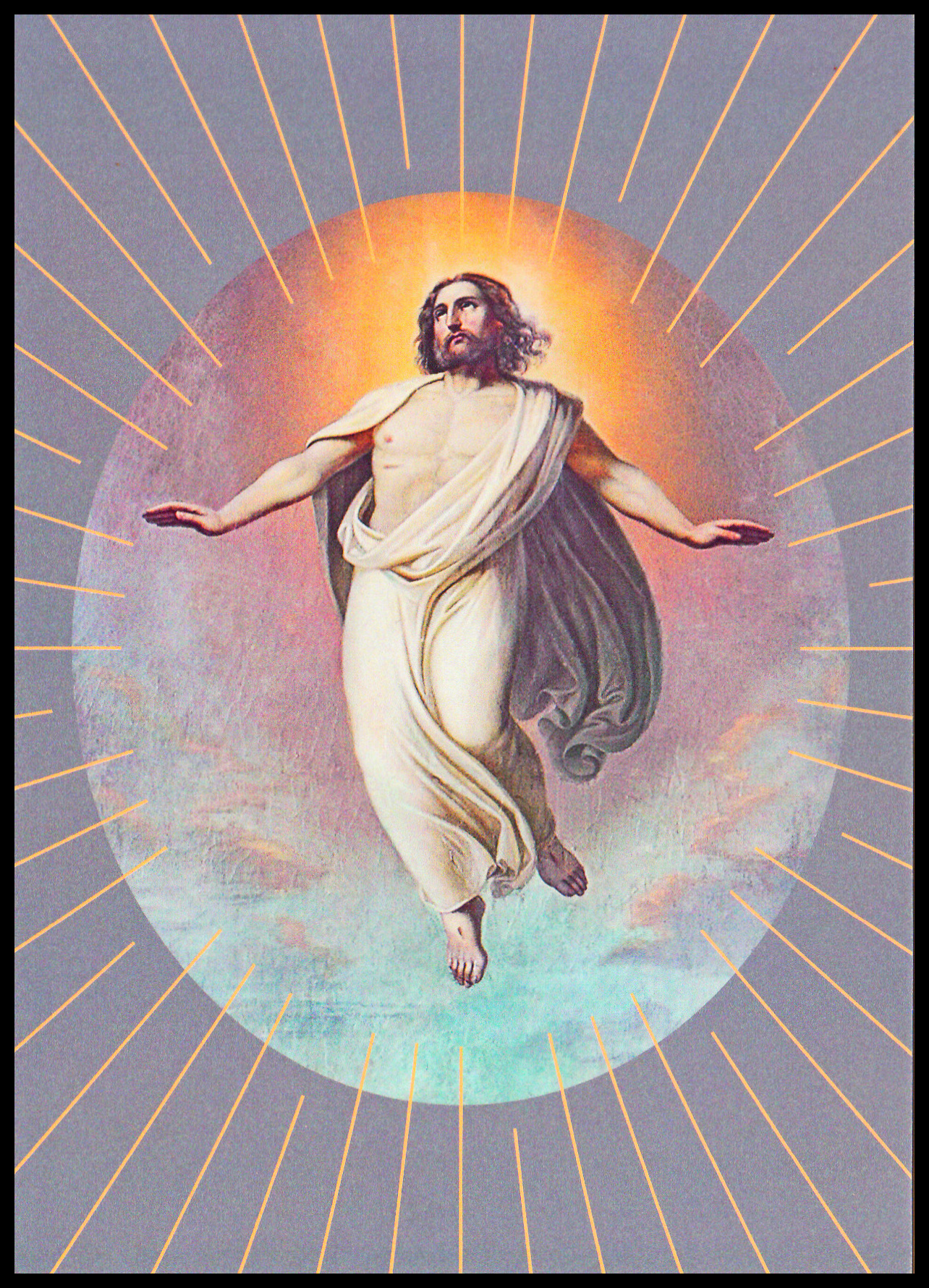 Velikonoce 2022 - Kristologické motivy (celinová pohlednice) 