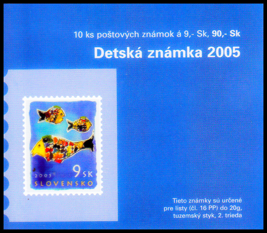 Dětská známka 2005 (známkový sešítek ZS 52) 
