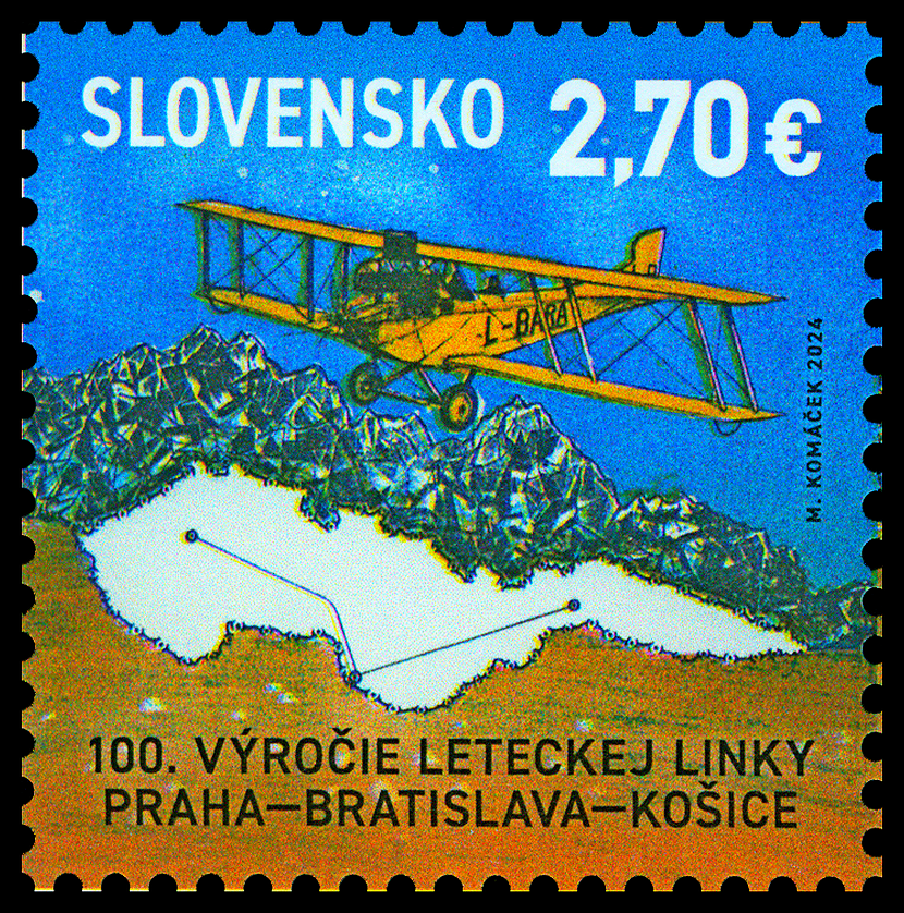 100. výročí uvedení do provozu letecké linky Praha - Bratislava - Košice