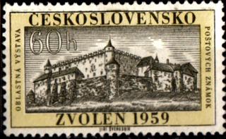 Oblastní výstava poštovních známek ZVOLEN 1959 