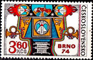 Celostátní výstava známek BRNO 1974