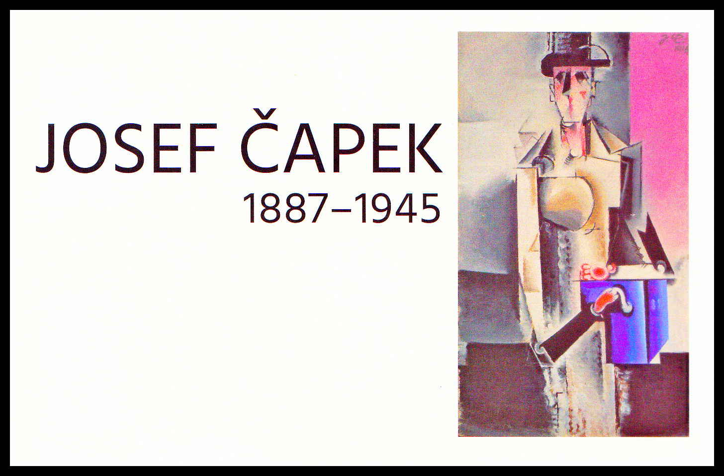 Josef Čapek - samolepící známkový sešitek (sestava čtyř desek)