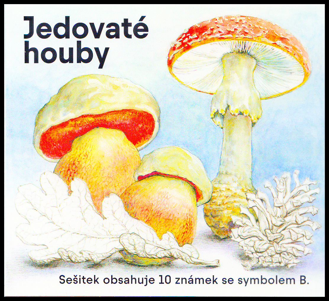 Jedovaté houby – Muchomůrka červená, Hřib satan -  zn. seš. (sestava 6-ti desek)