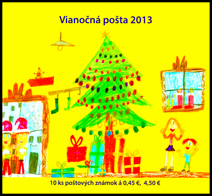 Vánoce 2013 - Vánoční pošta (samolepící sešítek)