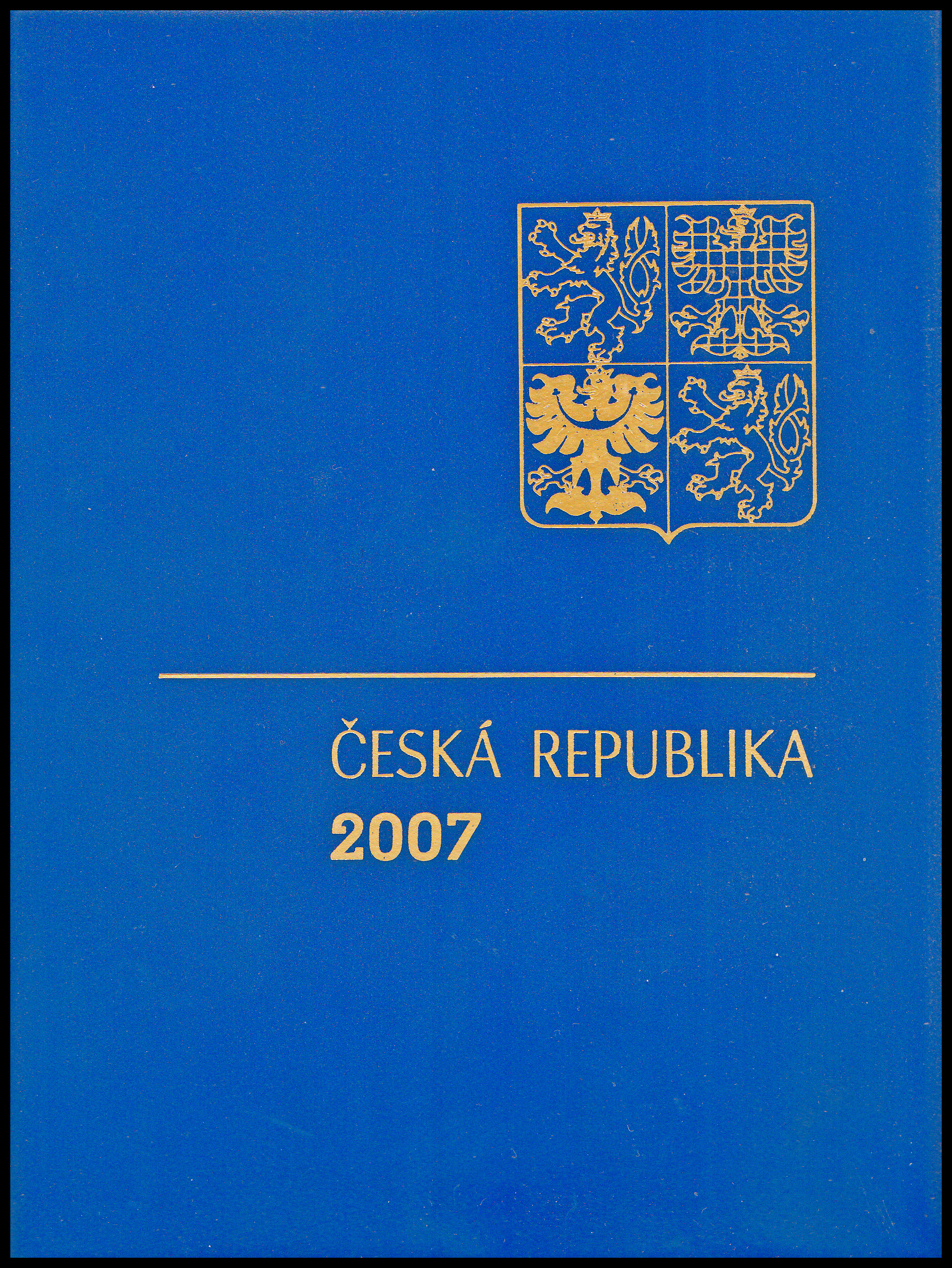 Česká republika 2007 (ročníkové album s černotiskem)