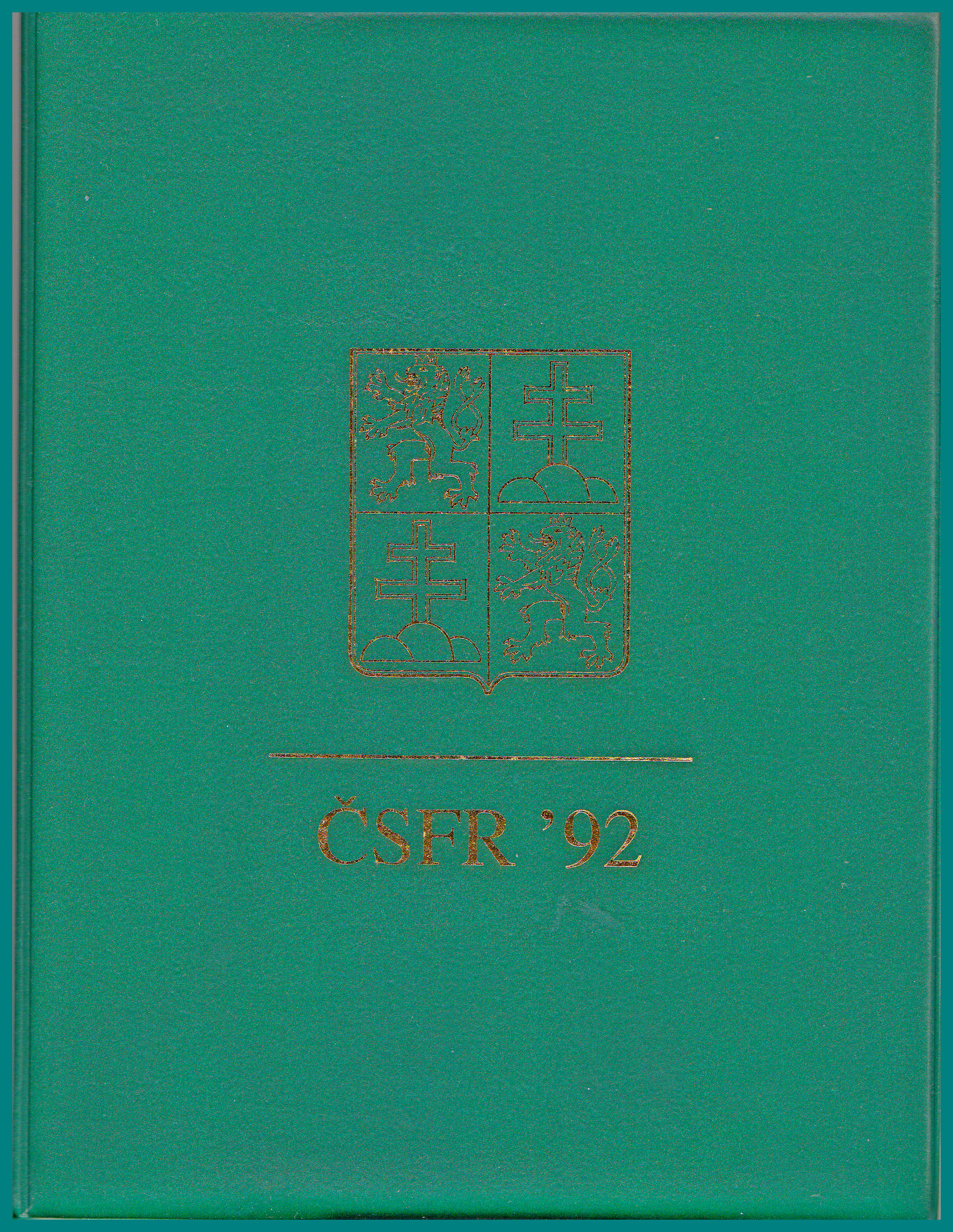 ČSFR 1992 (ročníkové album s černotiskem)