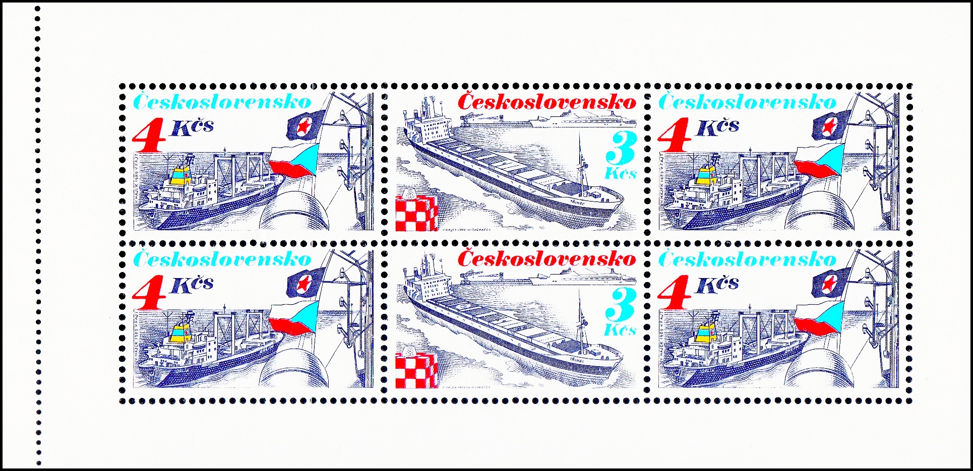 Čs.námořní plavba (SL2888-2889 známkový sešítek)