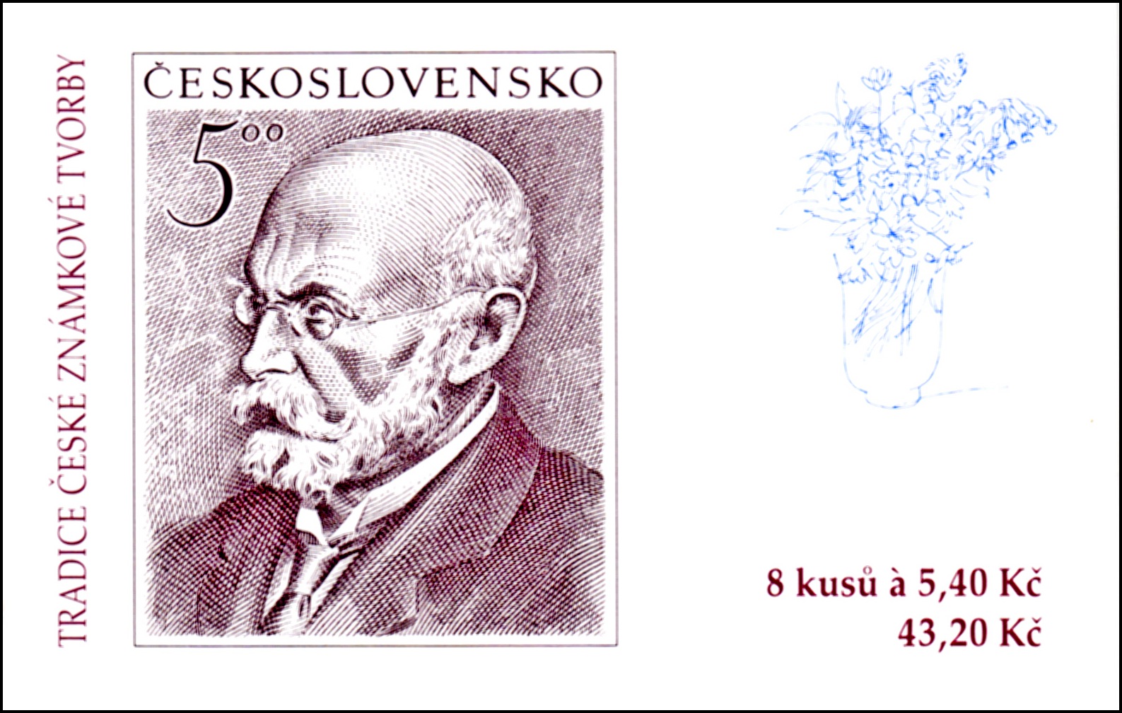 Tradice české známkové tvorby 2001 (známkový sešítek)
