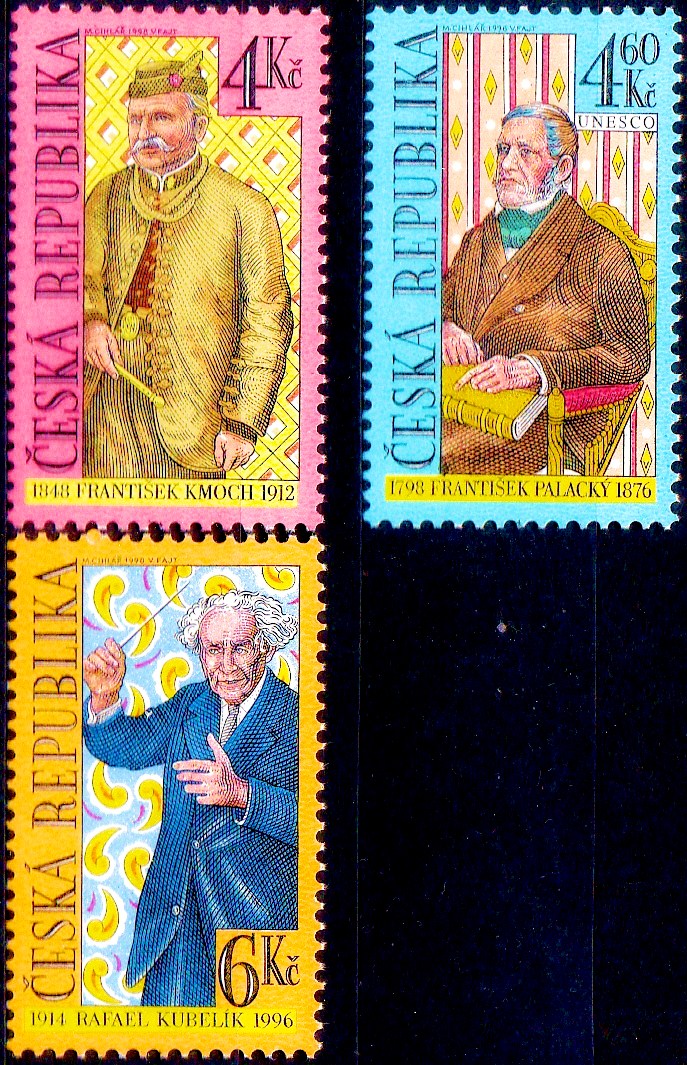 Osobnosti - F. KMOCH, F. PALACKÝ, R. KUBELÍK