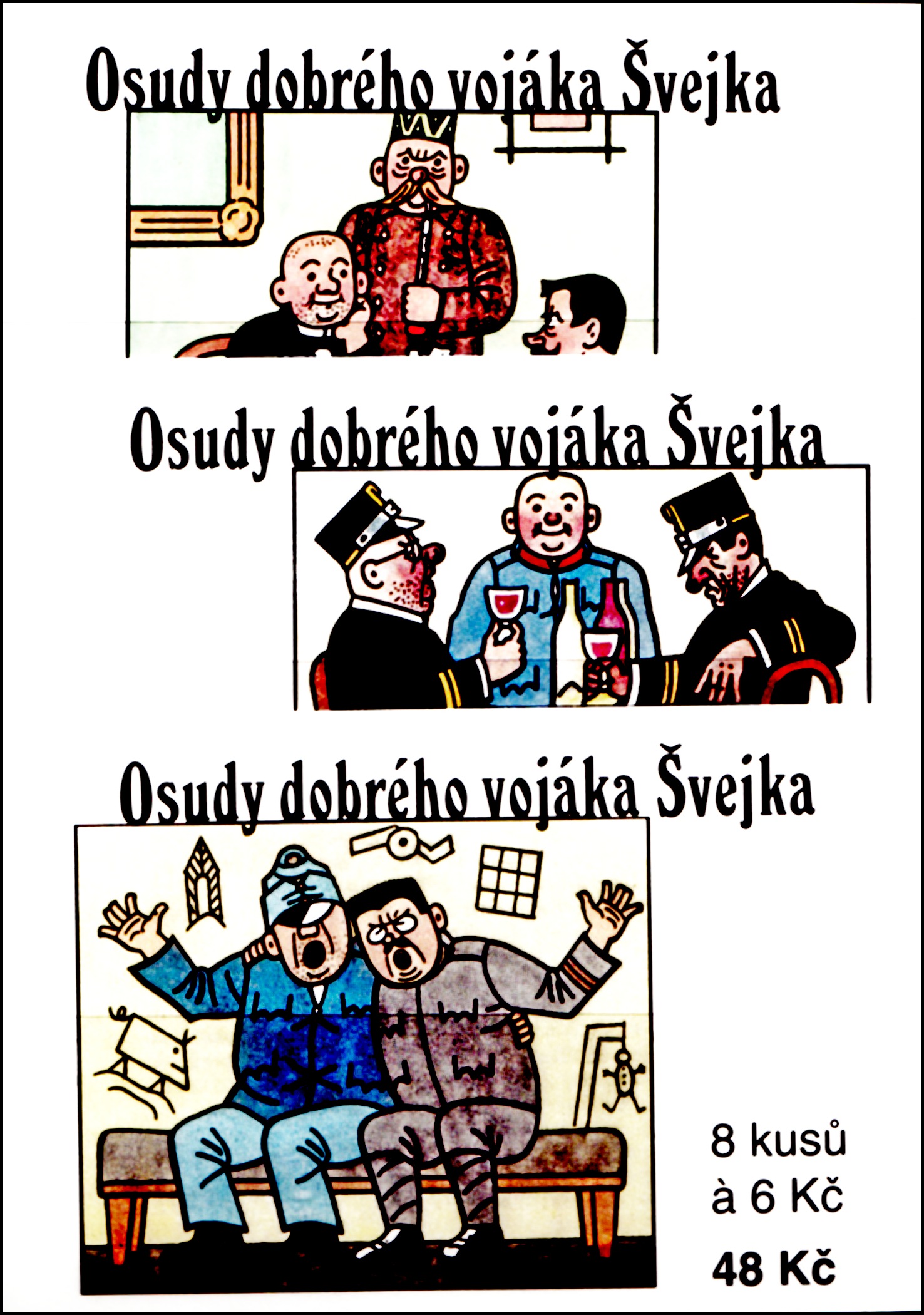 Osudy dobrého vojáka Švejka (známkový sešítky)