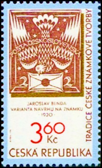 Tradice české známkové tvorby 1996 (Holubice) 