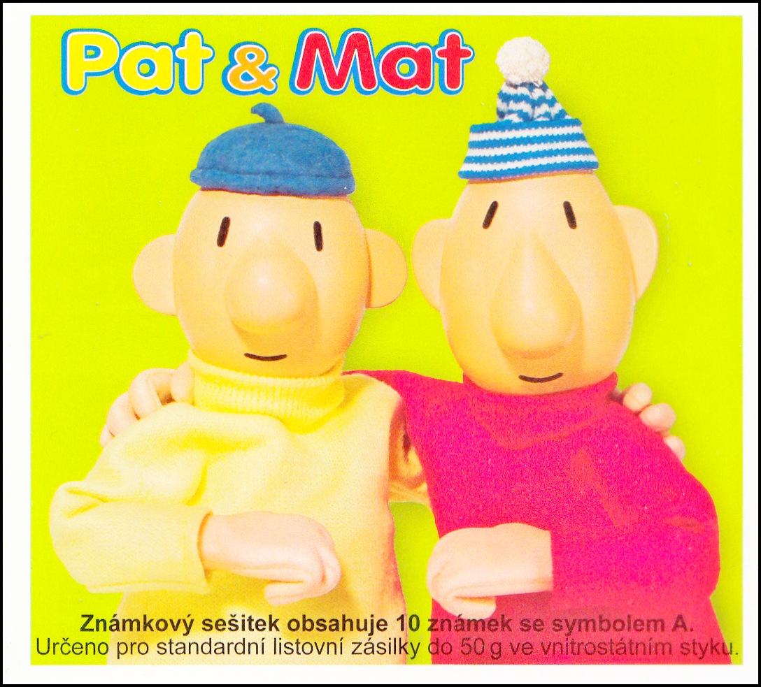 Pat a Mat - samolepící známkový sešitek