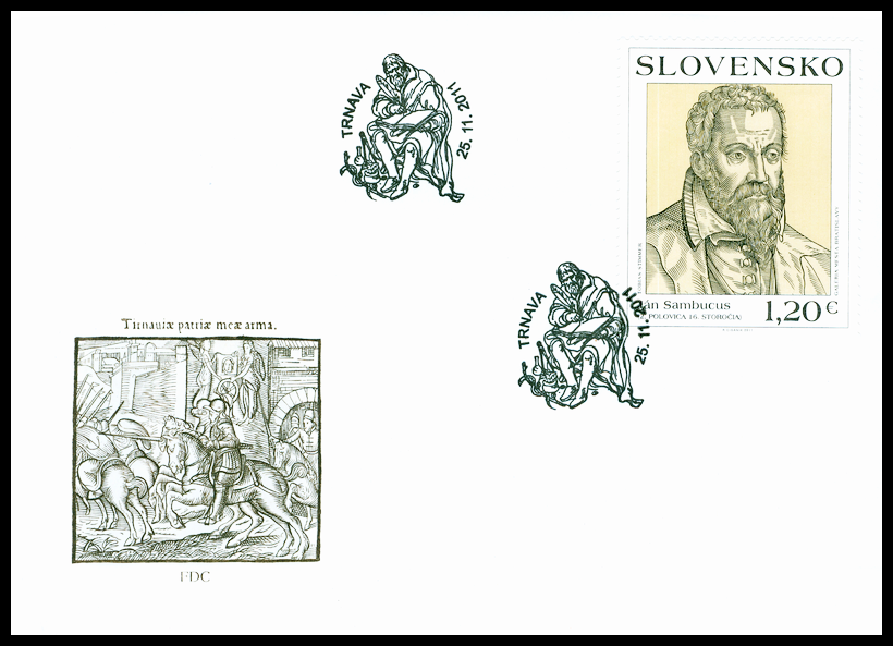 FDC - Umění  I. 2011 - Ján Sambucus (1531 - 1584)