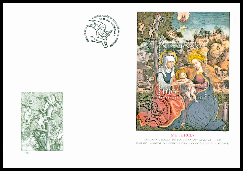 Speciální obálka - Umění II. 2011 - Nástěná malba sv. Anny z Rožňavy