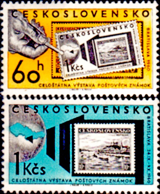 Celostátní výstava poštovních známek BRATISLAVA 1960 