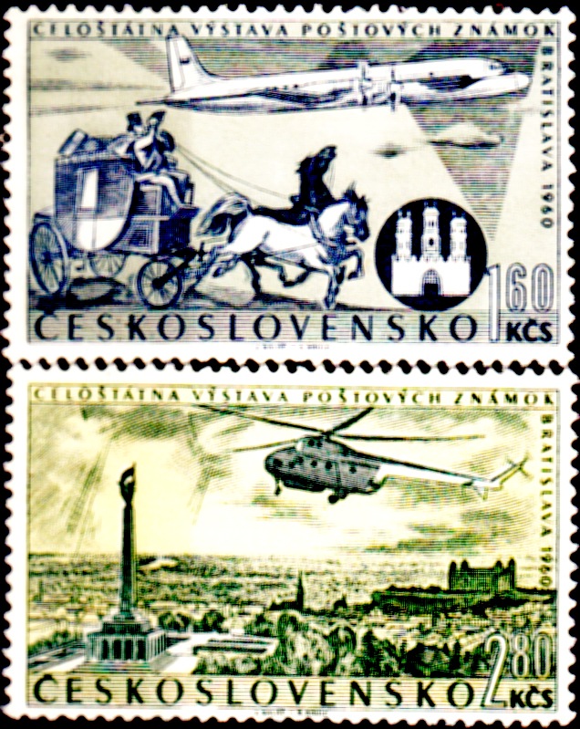Celostátní výstava poštovních známek Bratislava 1960 