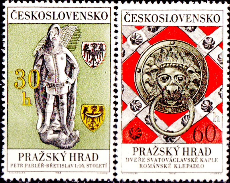 Pražský hrad 1968 (známky)