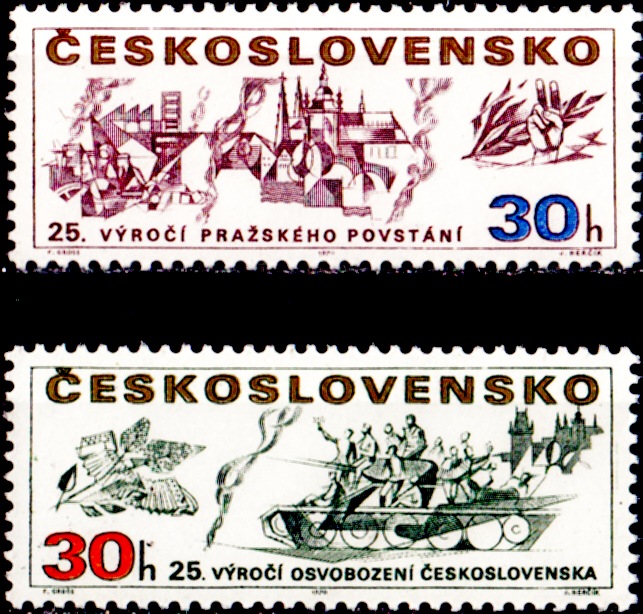 25.výročí Pražského povstání a osvobození Československa
