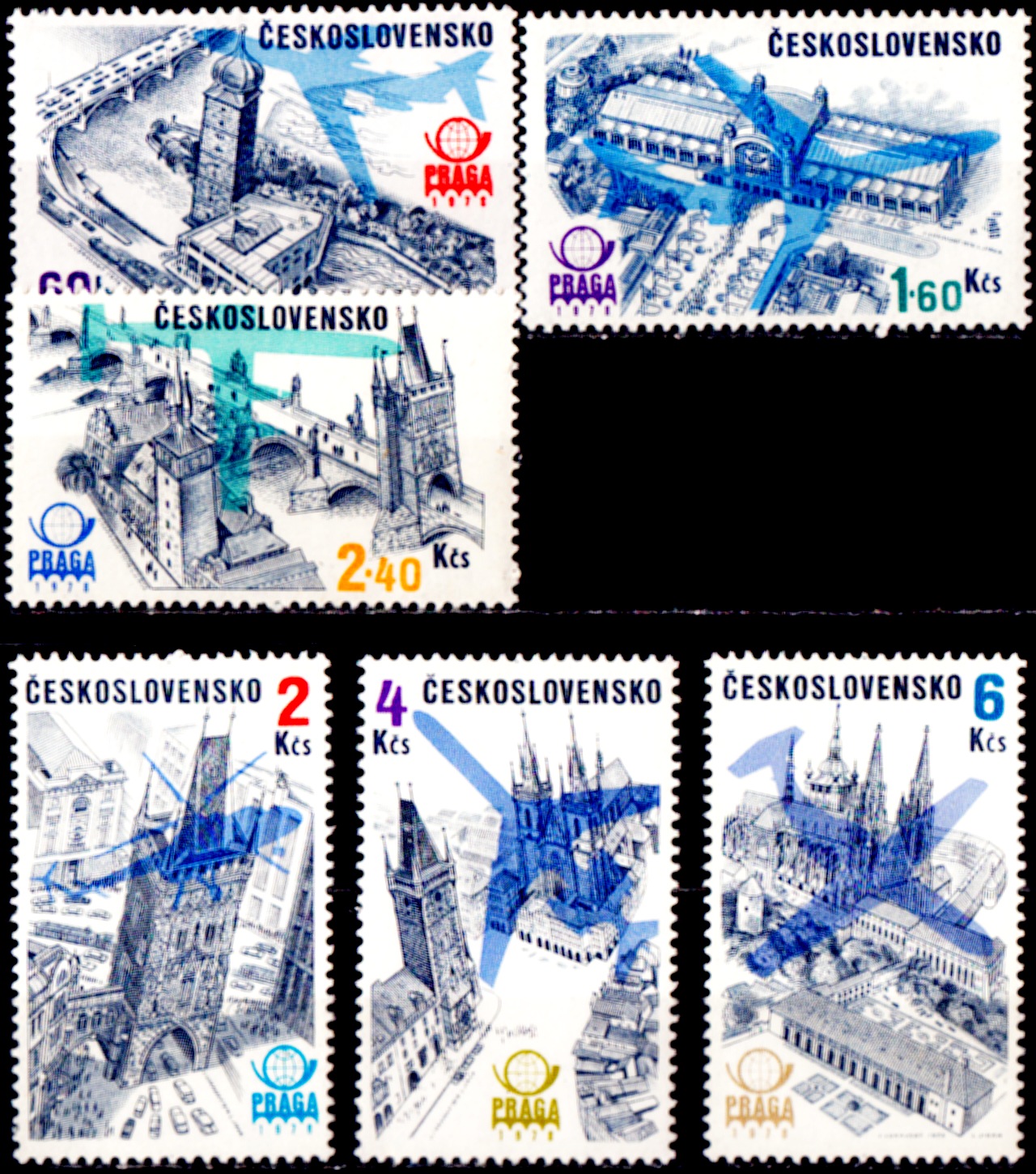 Propagace Světové výstavy poštovních známek PRAGA 1978 