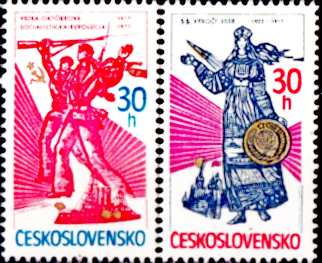 60.výročí VŘSR a 55.výročí vzniku SSSR 