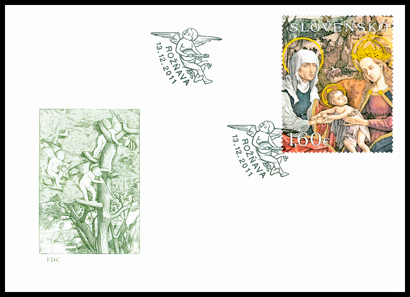 FDC - Umění II. 2011 - Nástěná malba sv. Anny z Rožňavy