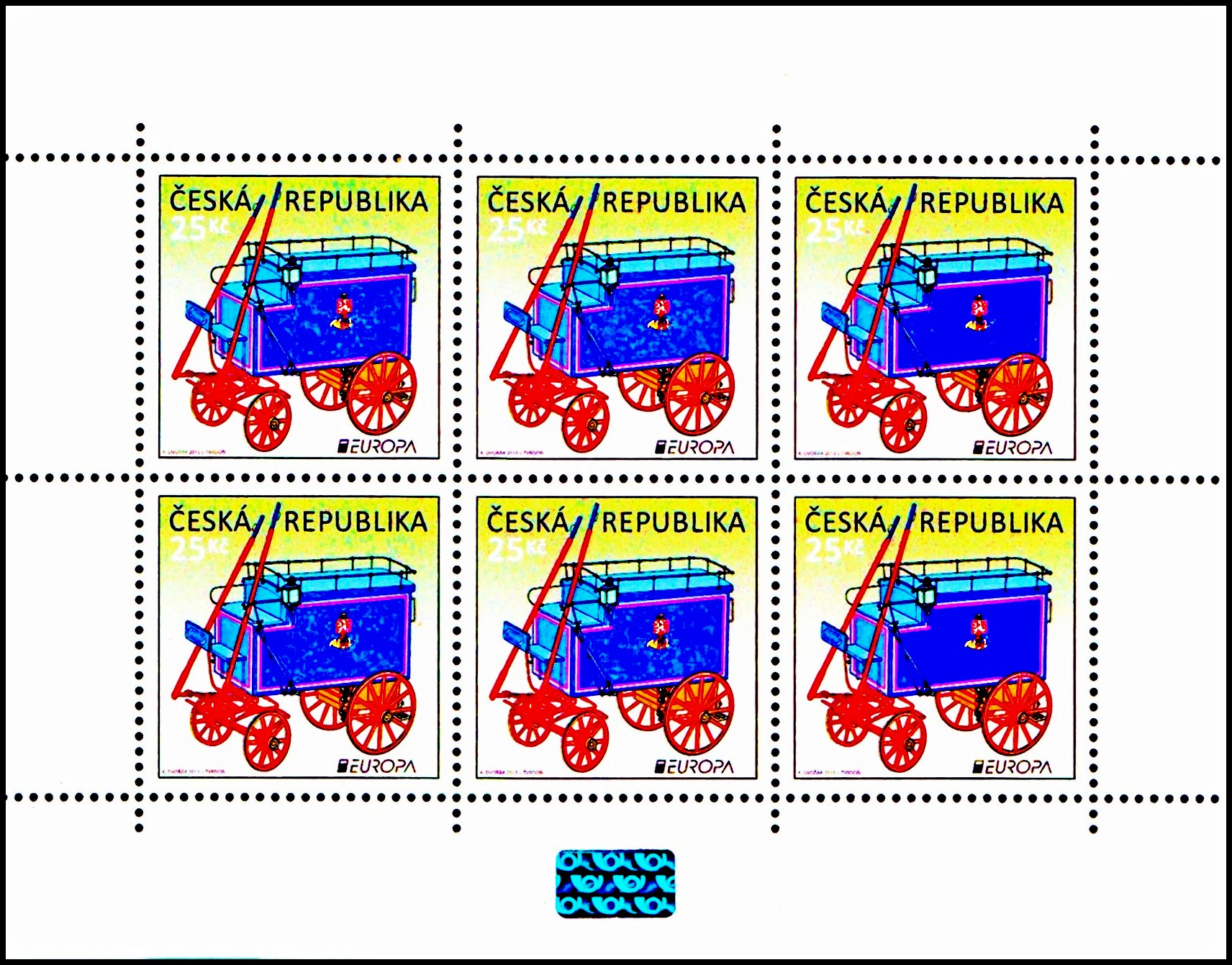 EUROPA 2013 - Poštovní dopravní prostředky - TL