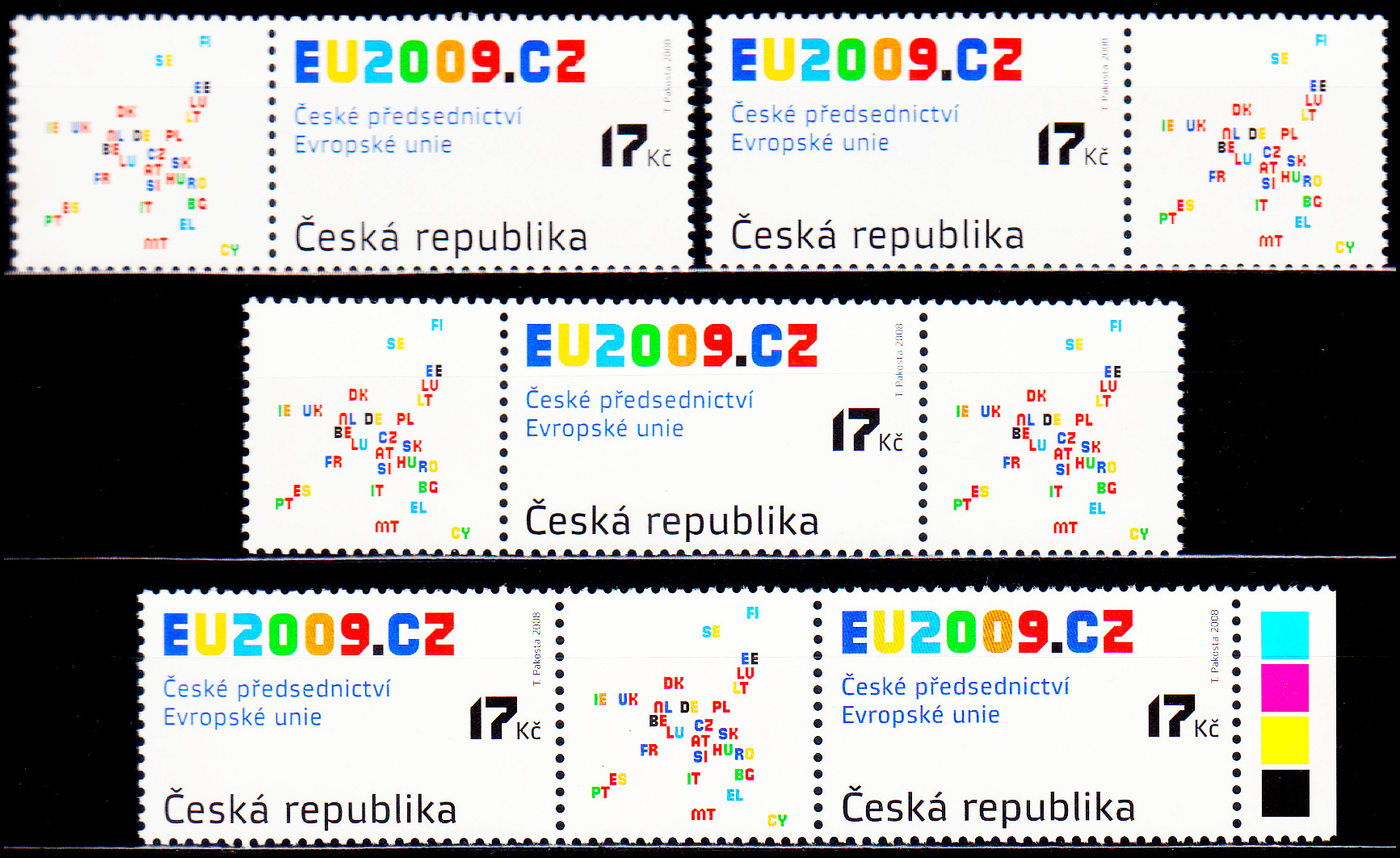 Předsednictví ČR v radě EU (kombinace 5zn.+ 5K)