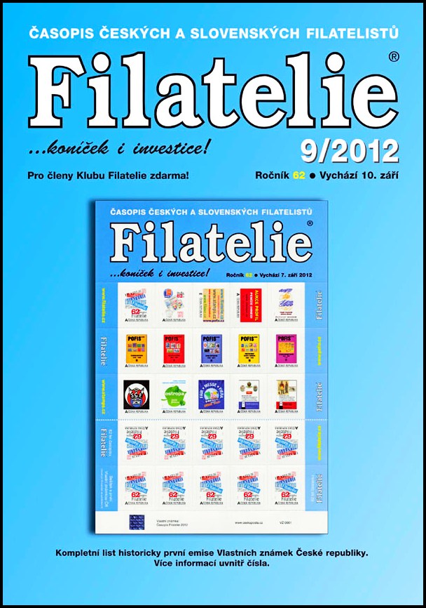 Časopis Filatelie 9 / 2012