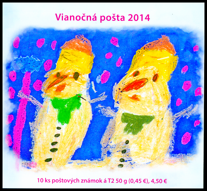 Vánoční pošta 2014 (samolepící sešítek)