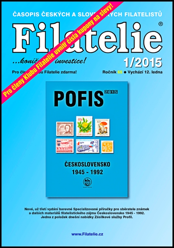 Časopis  Filatelie 1 / 2015