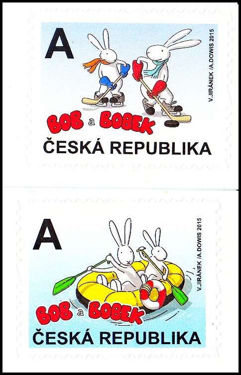 Bob a Bobek - samolepící známky