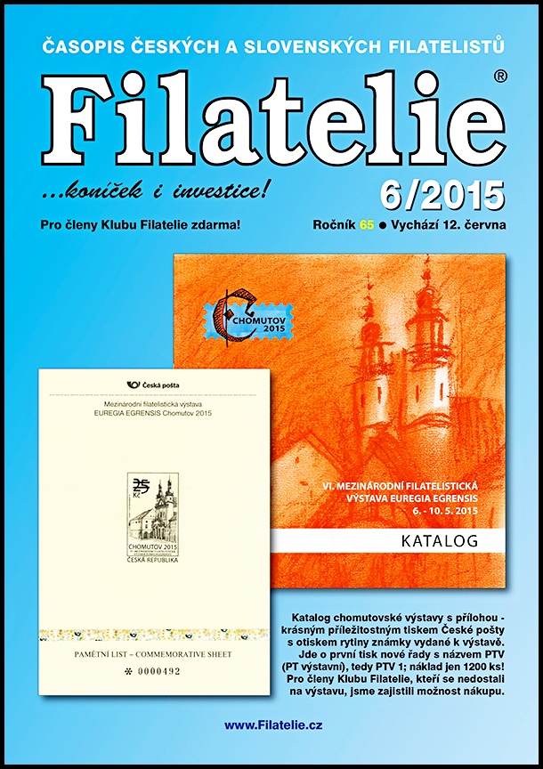 Časopis  Filatelie 6 / 2015