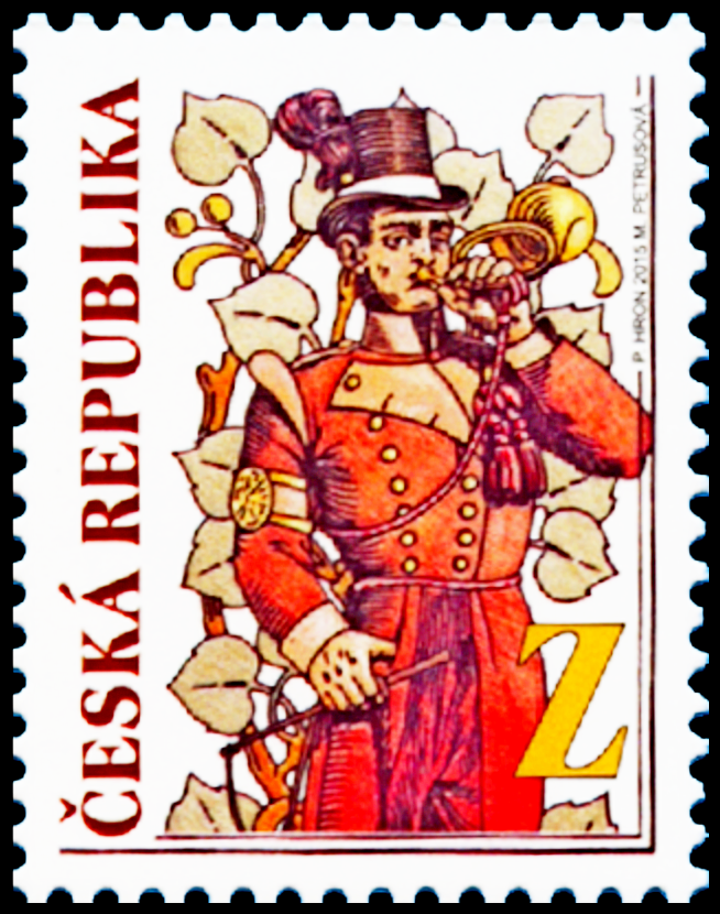 Poštovnictví v dobové fresce "Z"