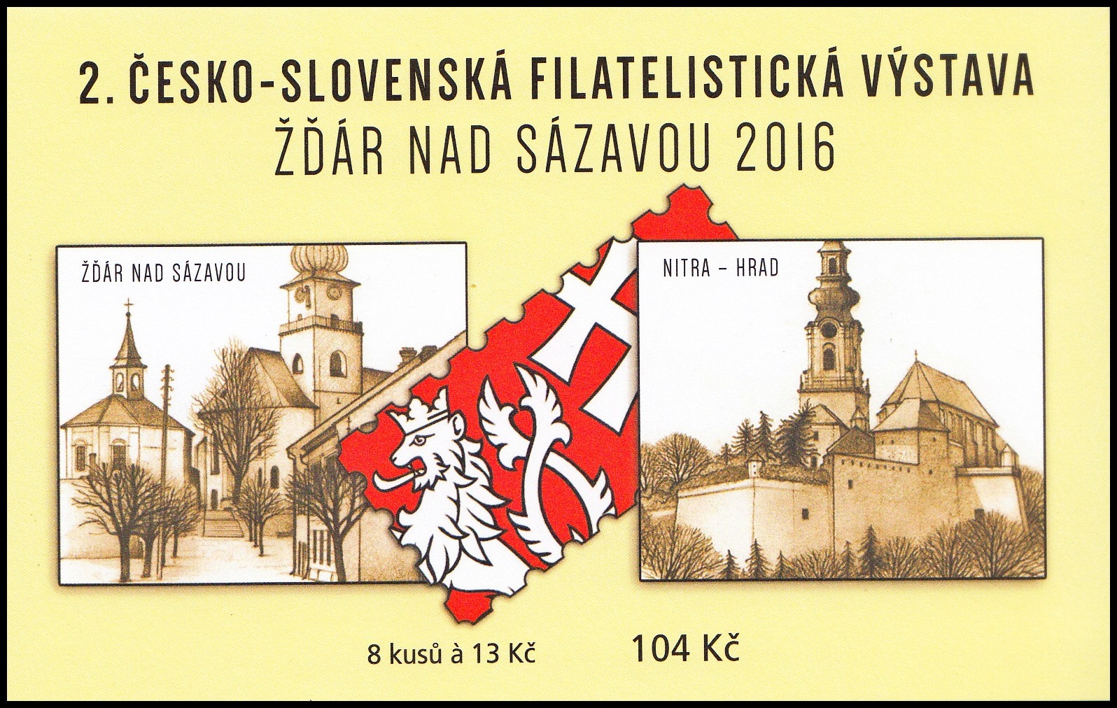 Česko-slovenská filatelistická výstava Žďár nad Sázavou (známkový sešítek) 
