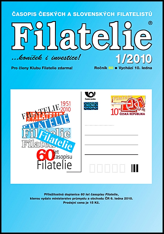 Časopis Filatelie 1 / 2010