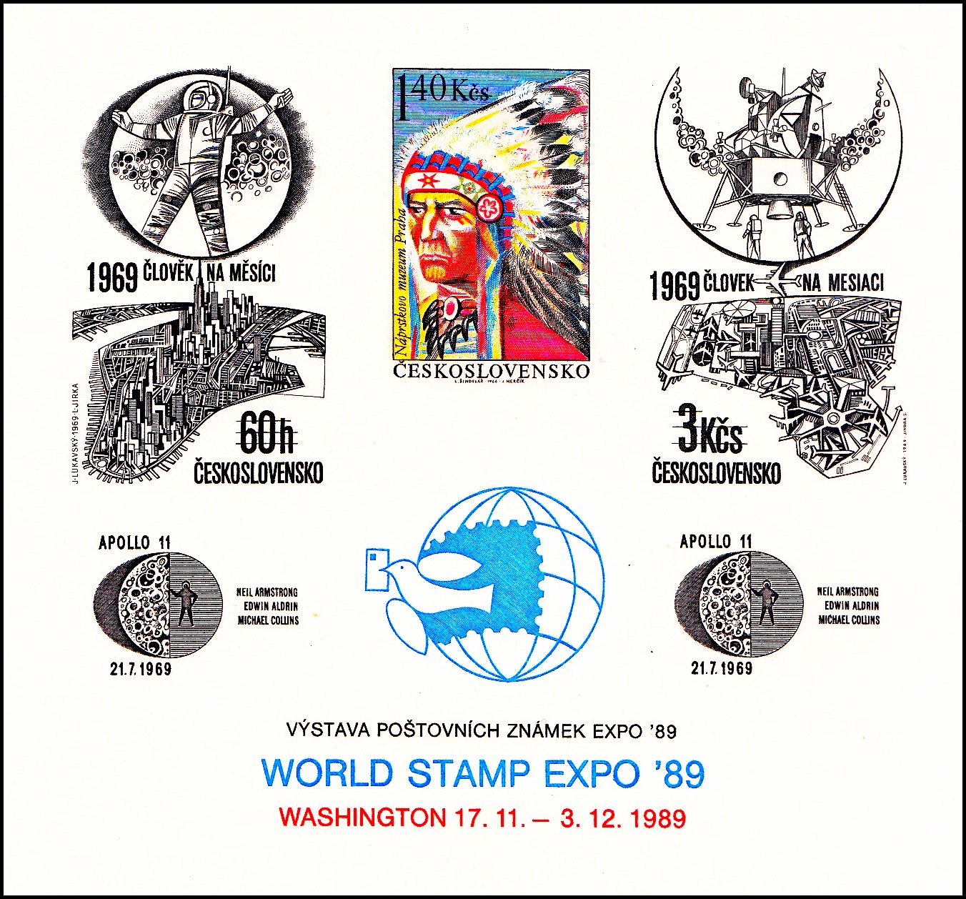 Výstava poštovních známek Washington1989