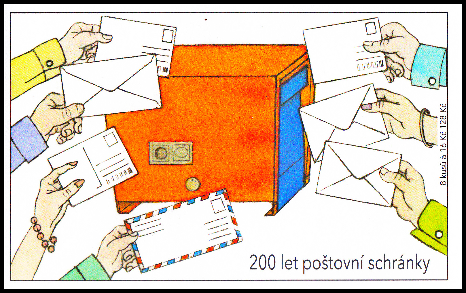 200 let poštovní schránky (známkový sešítek) 