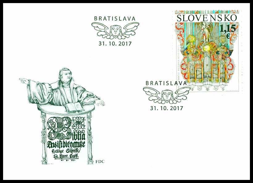 FDC - 500. výročí reformace -1517