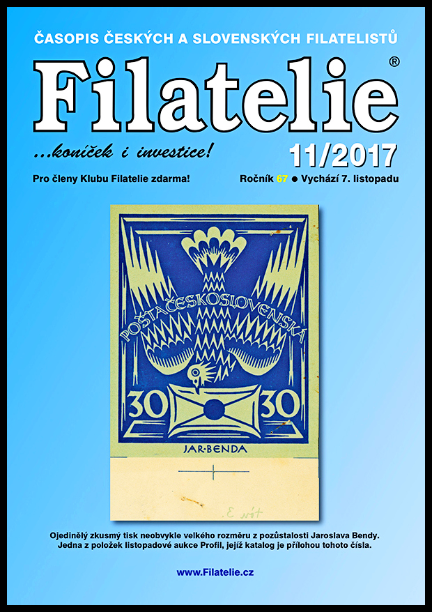 Časopis  Filatelie 11 / 2017