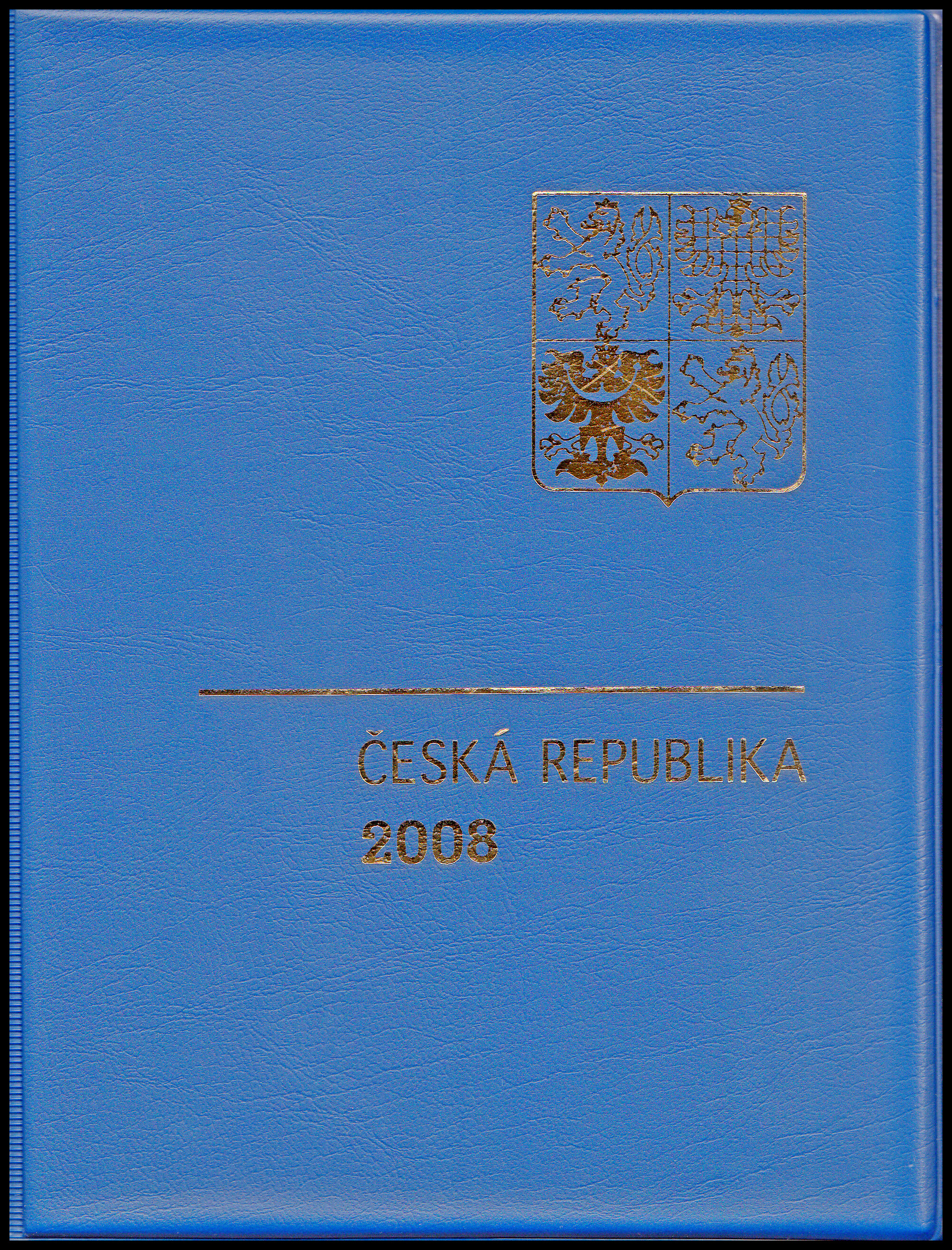 Česká republika 2008 (ročníkové album s černotiskem)
