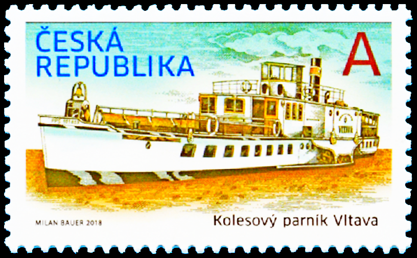 Historické dopravní prostředky - Kolesový parník Vltava