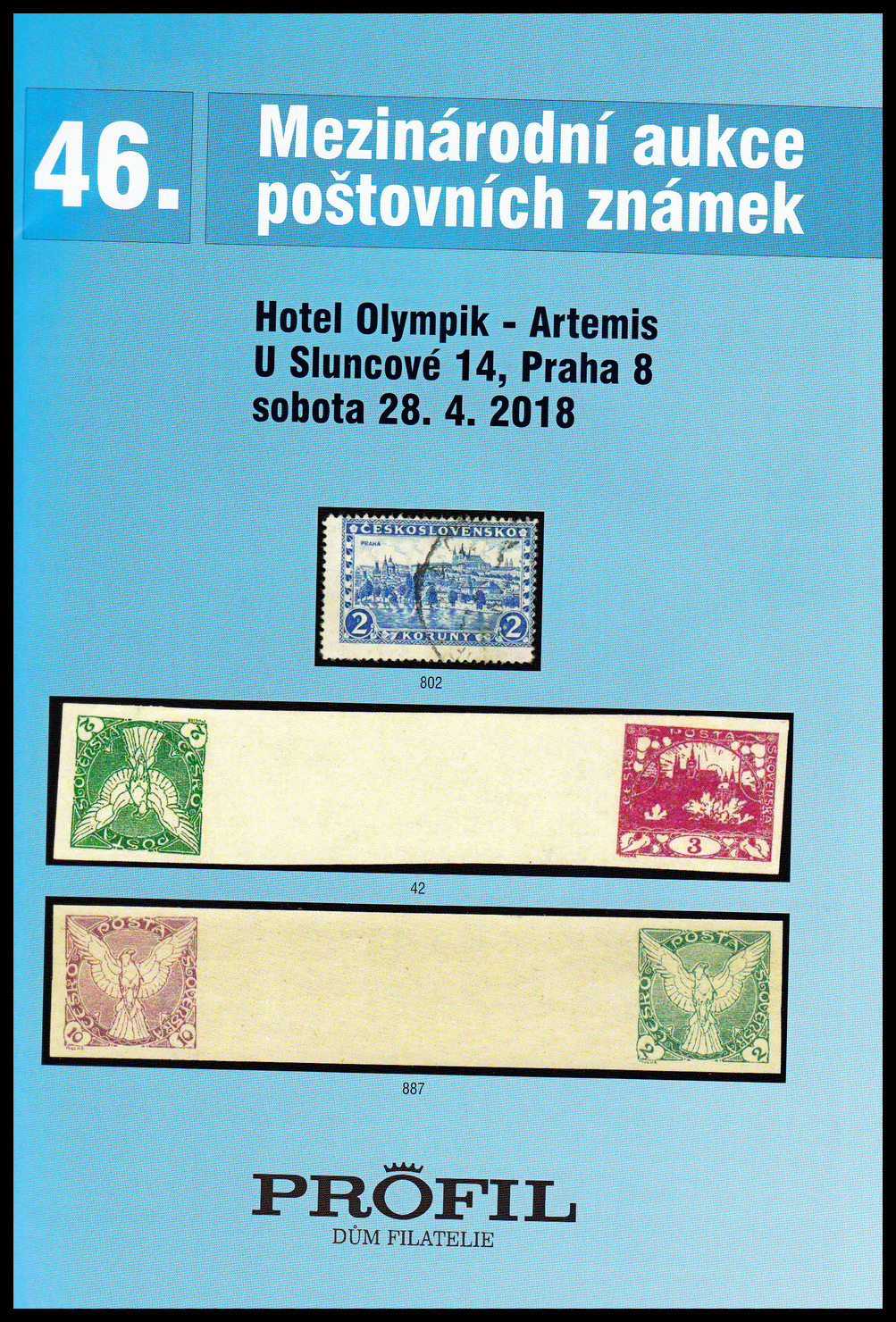 46. Aukce poštovních známek - Profil