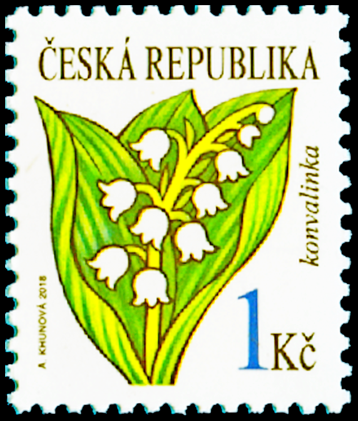 Výplatní poštovní známka - Konvalinka