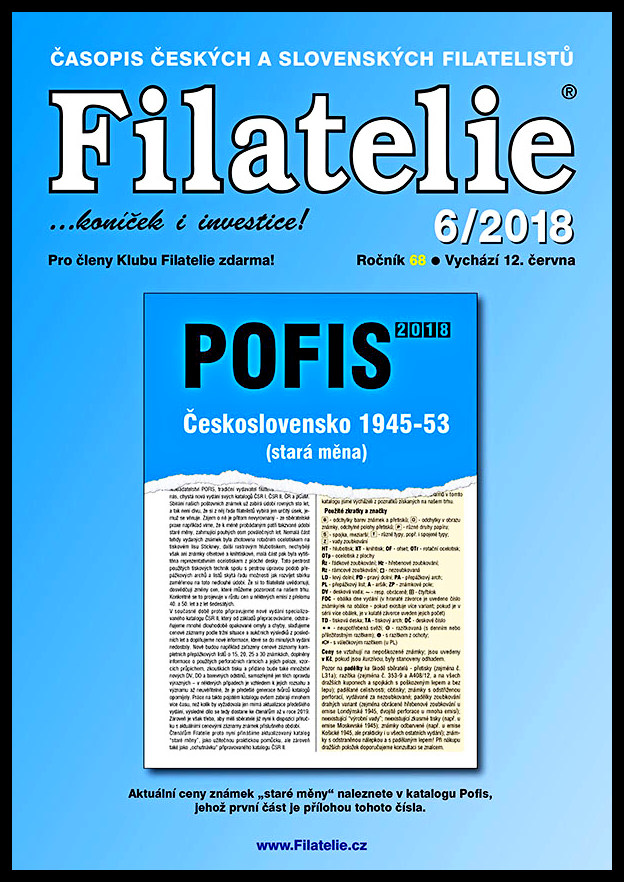 Časopis  Filatelie 6 / 2018