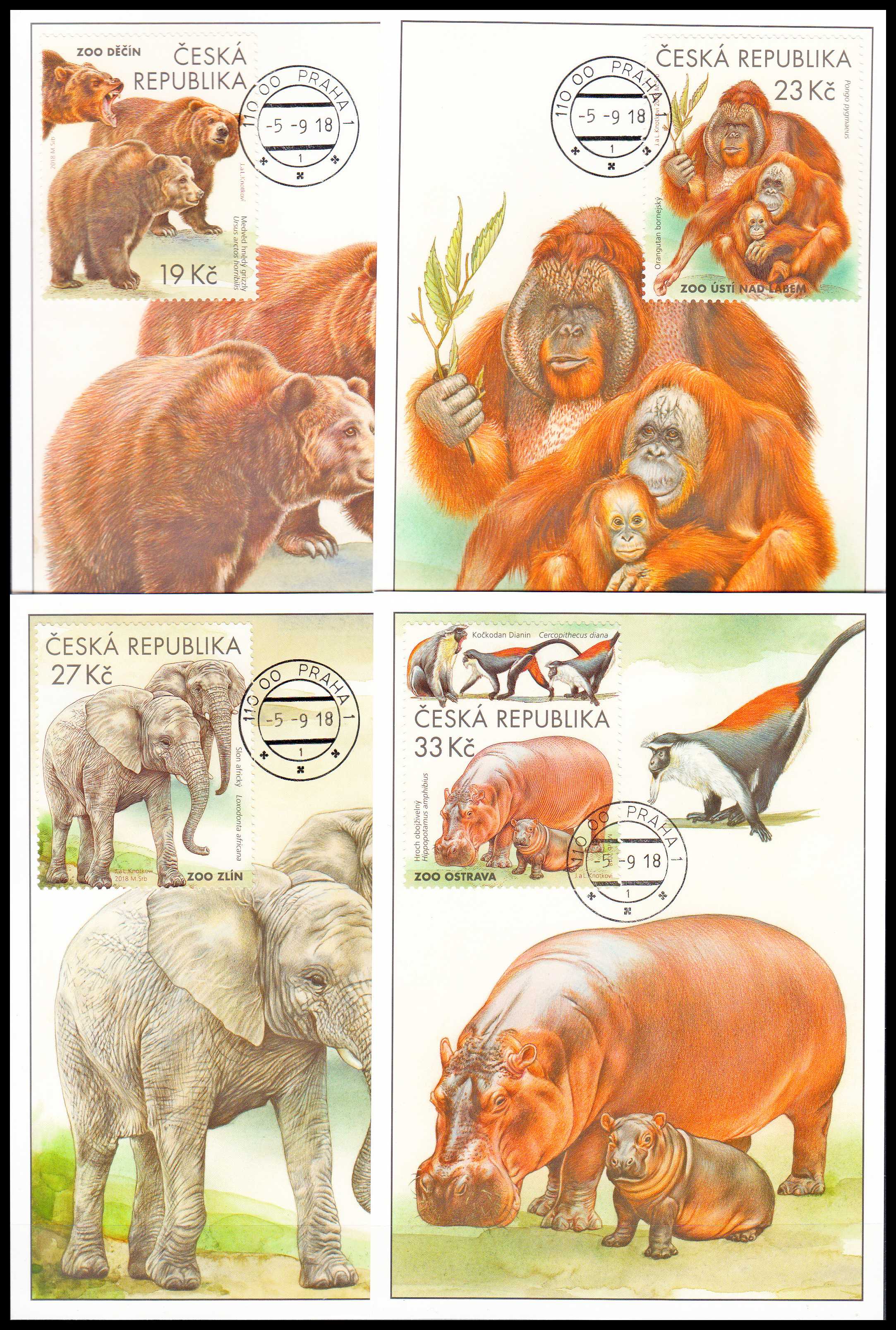 Cartes maximum (Z) - Ochrana přírody: Zoologické zahrady III. 