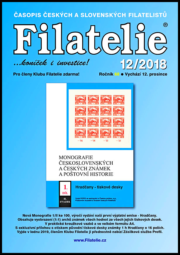 Časopis  Filatelie 12 / 2018 