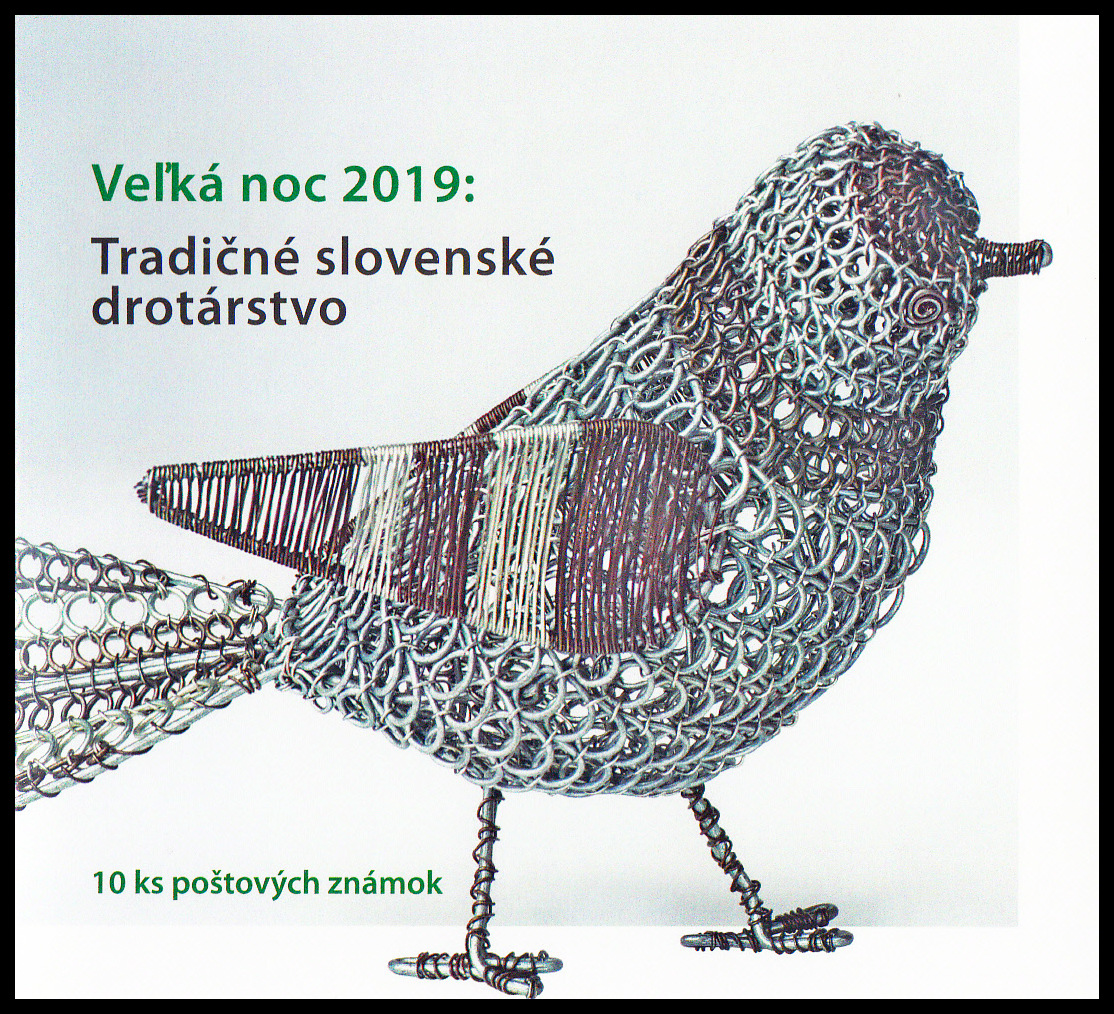 Velikonoce 2019 Tradiční slovenské drátenictví (sam. seš. přeložený v půlce)