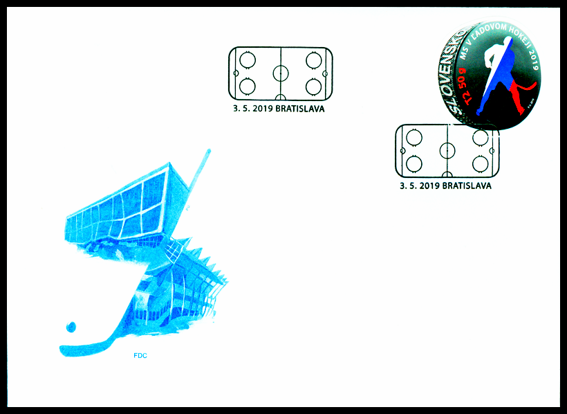 FDC - MS 2019 v ledním hokeji v Bratislavě a Košicích